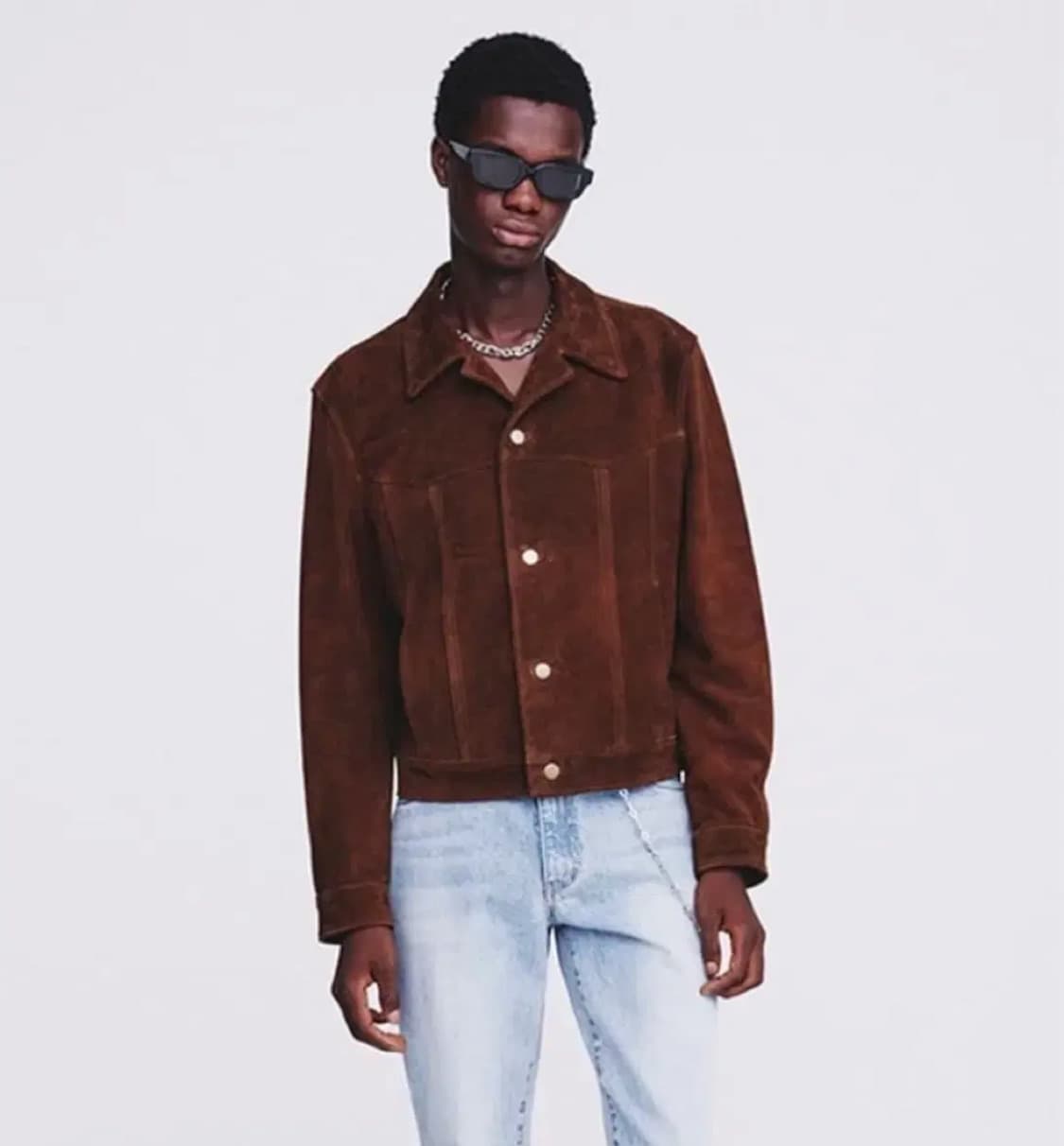 토니웩 웨스턴 스웨이드 브라운 L(50) 상품이미지1