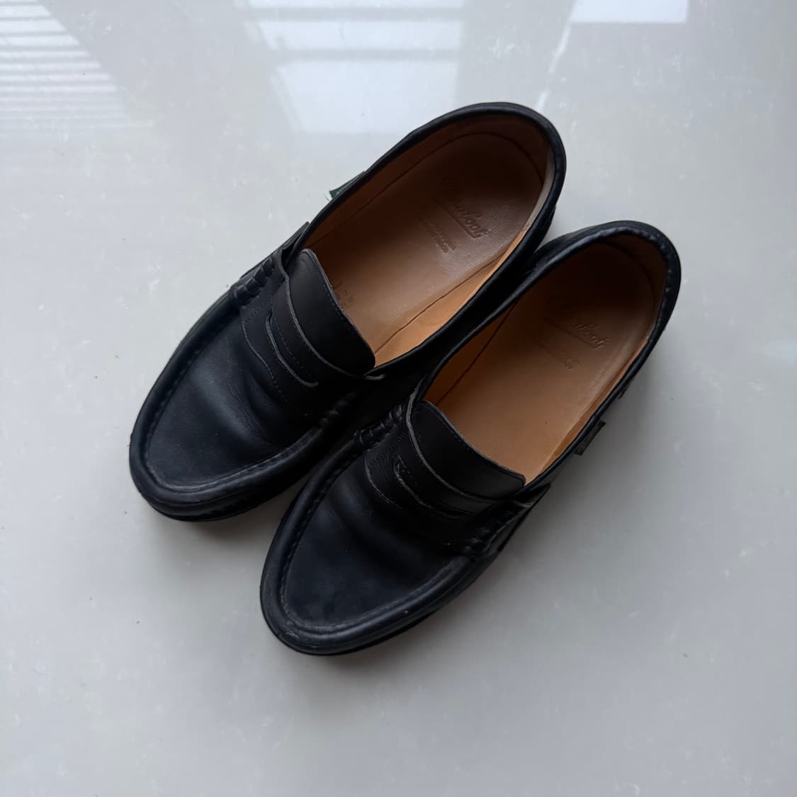 [UK9] 파라부트 제임스 레더 페니로퍼 상품이미지1