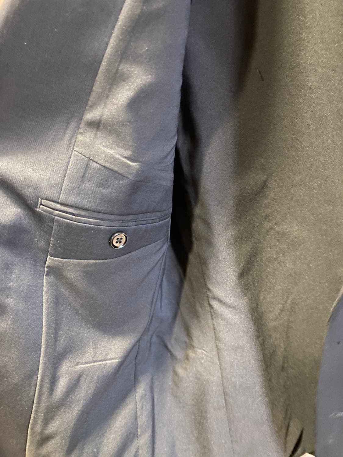 EXPRESS 세미 블랙 울 블레이저 (40) 상품이미지8