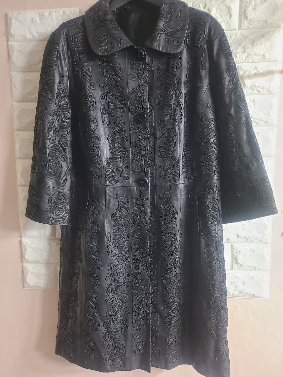 [수]수입 카빙 양가죽코트(55-66) 상품이미지1