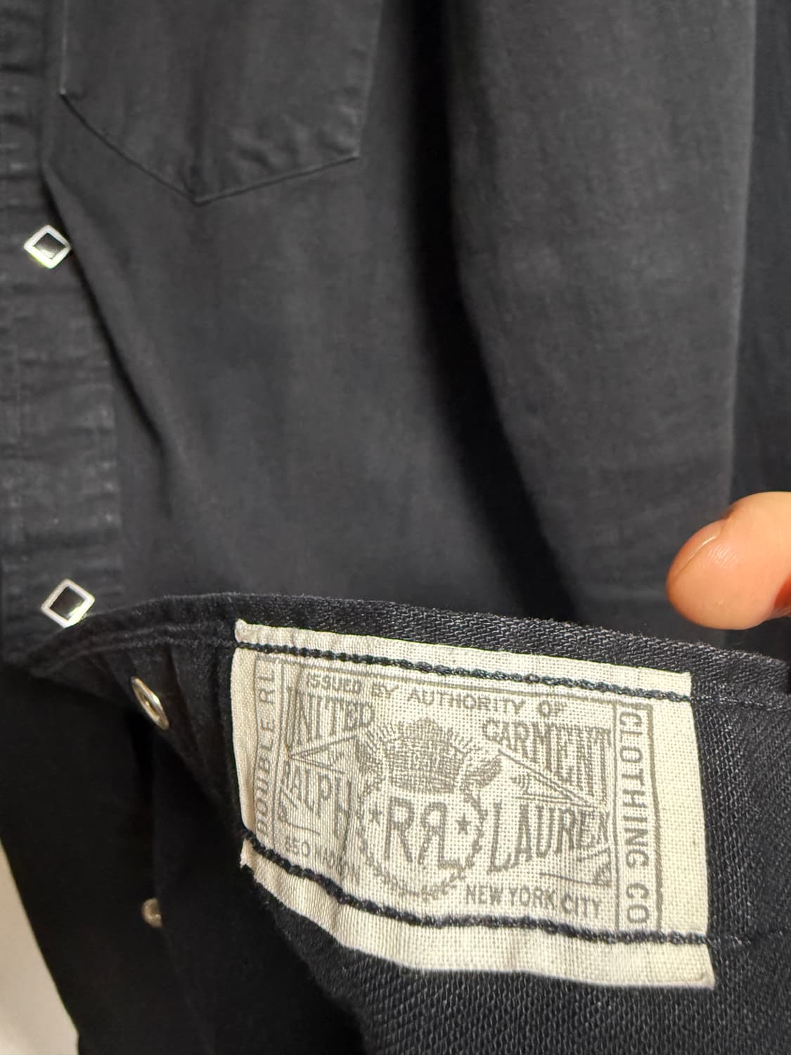 Rrl슬림핏 웨스턴 데님 L 상품이미지4