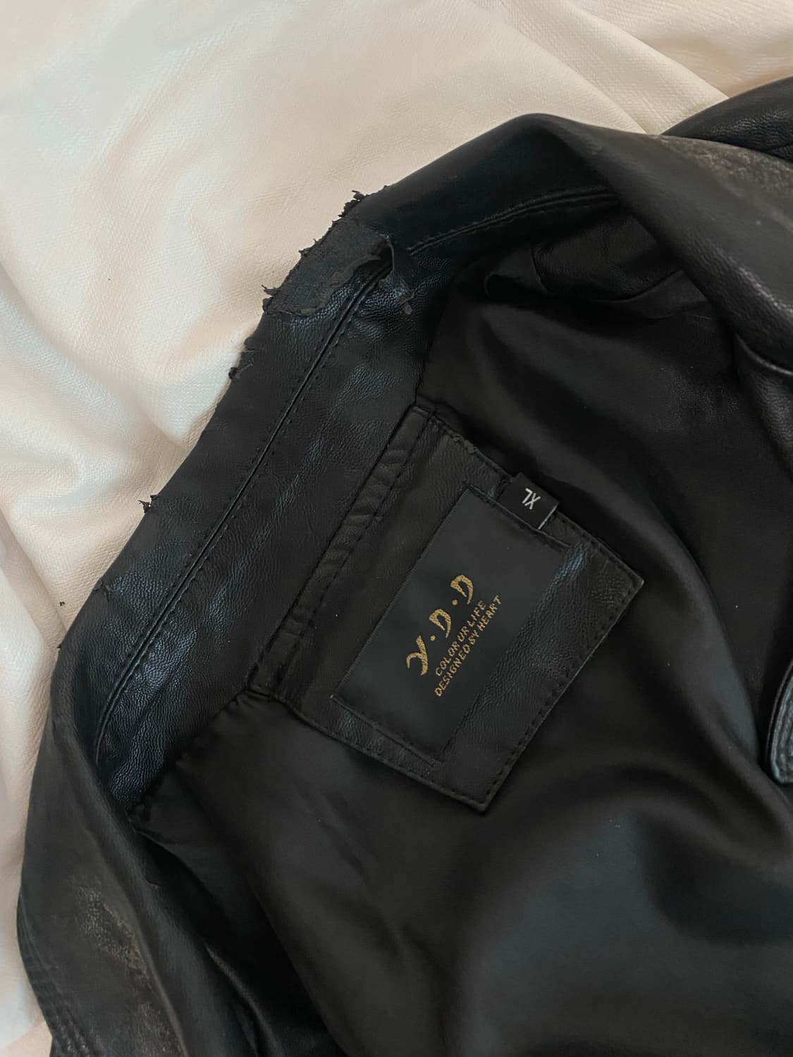 Vintage leather jacket 상품이미지3