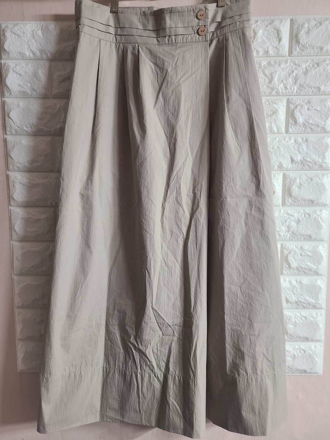 지컷 여성 플리츠 롱스커트(66) 상품이미지1