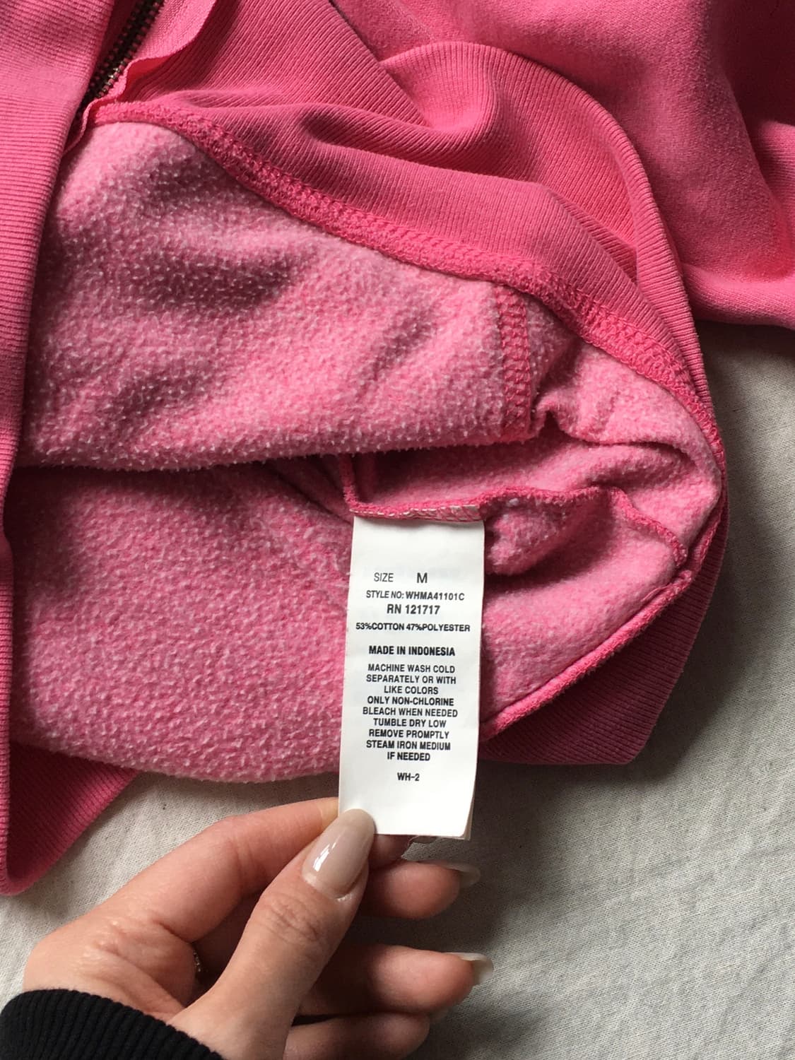 후아유 스펠 후드집업 상품이미지5