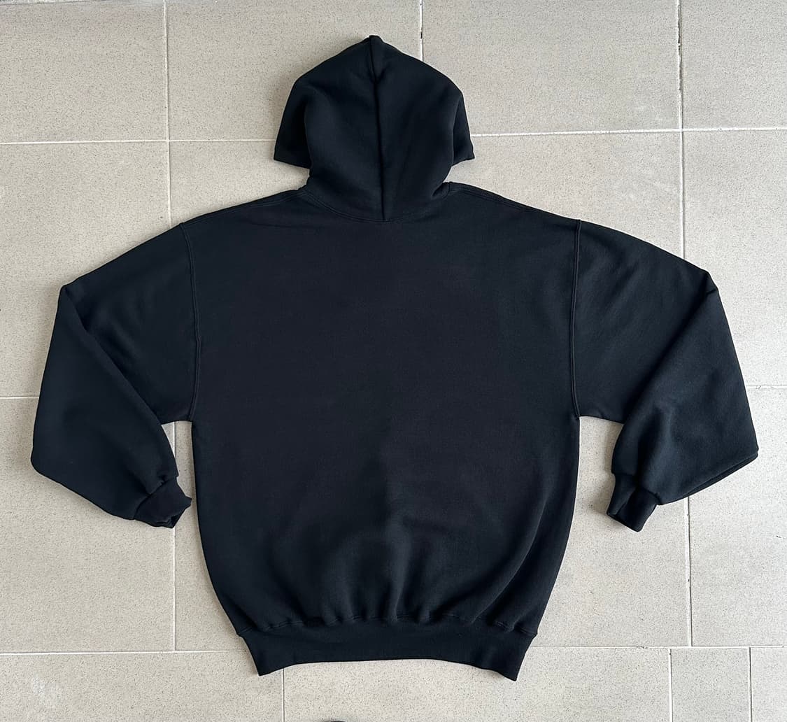 90s 빈티지 러셀 후드 블랙 XL 상품이미지2