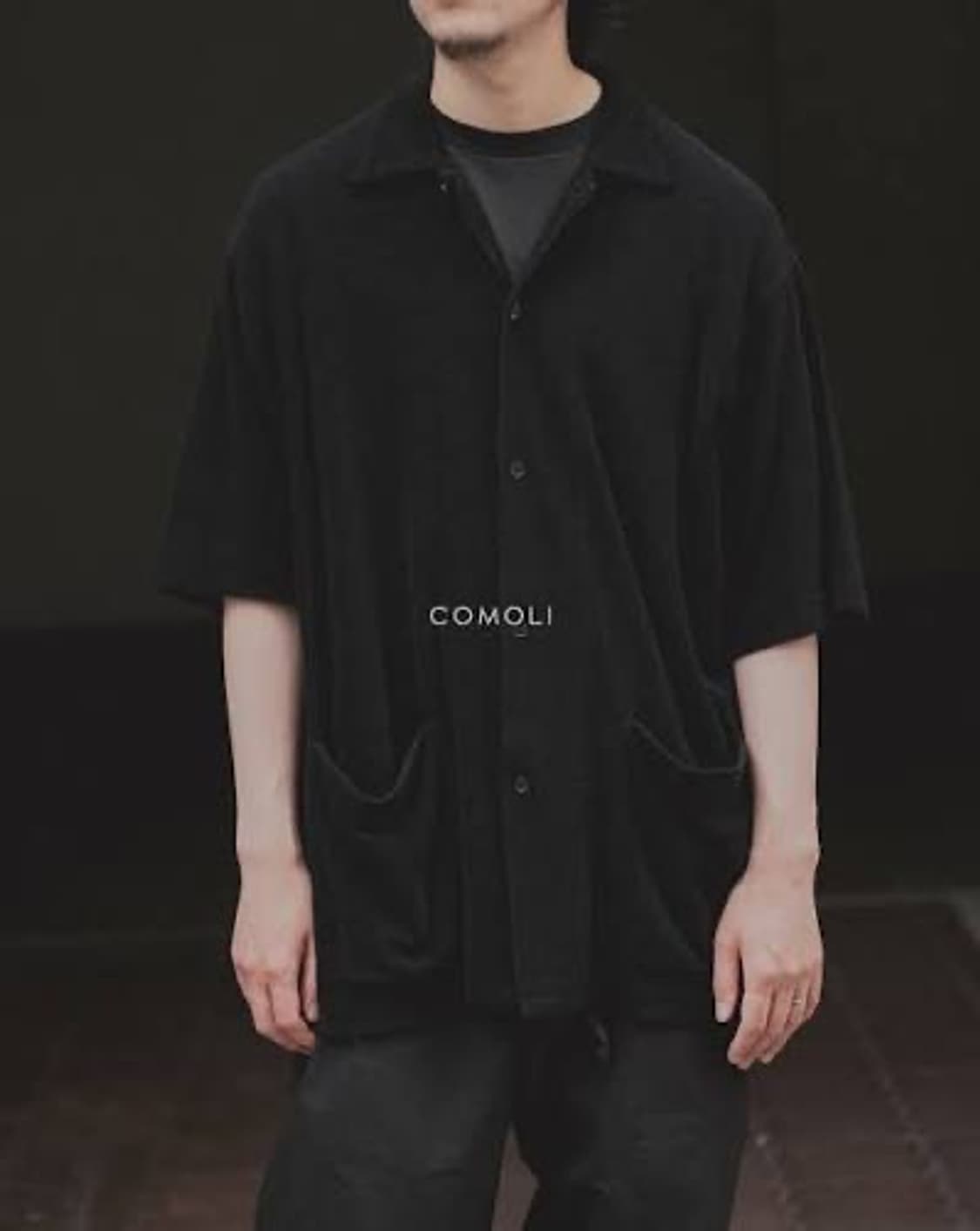 2)코모리 코튼캐시미어 파일 셔츠 상품이미지8