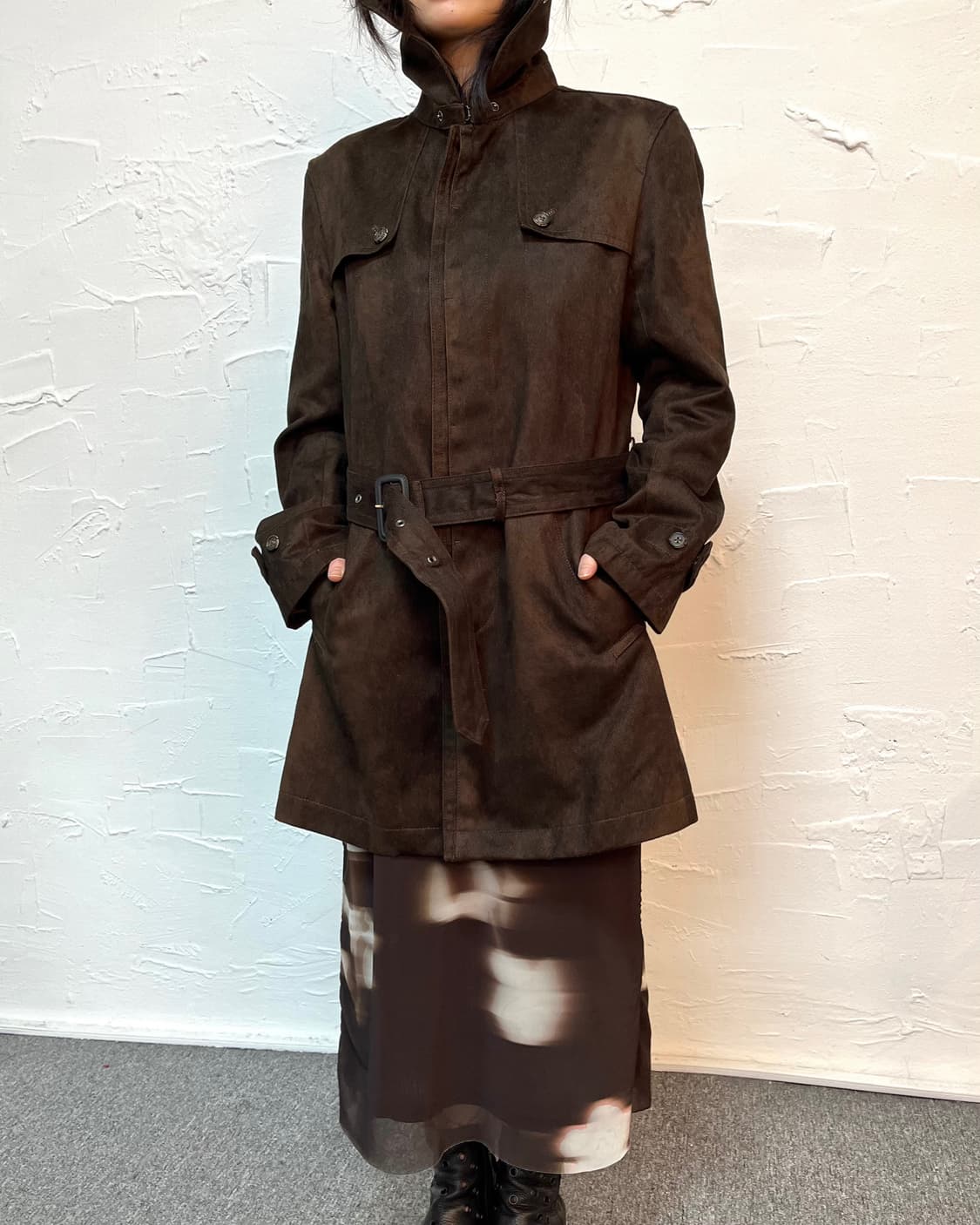 토네이도 마트 마이크로 스웨이드 코트 상품이미지9