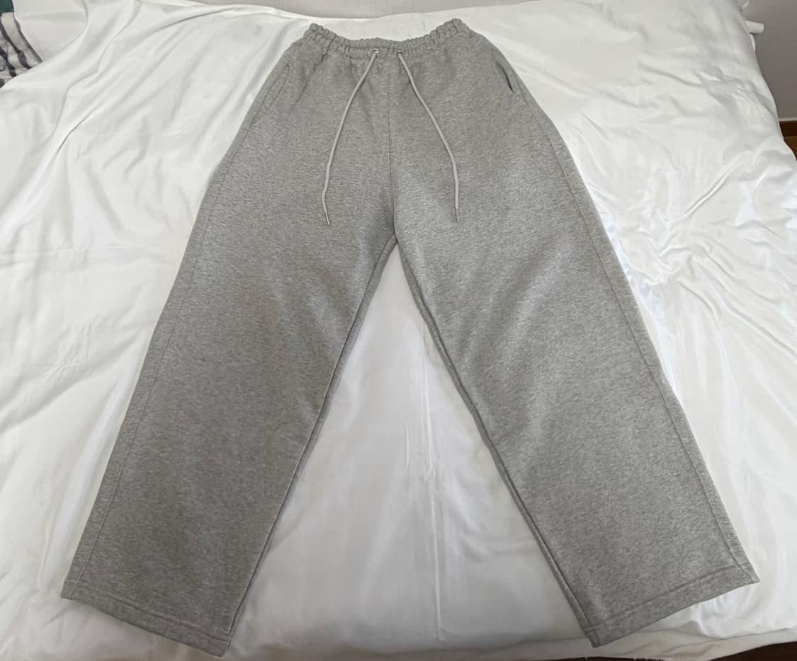 [M] 로커드 21oz 헤비 스웨트 팬츠 그레이 상품이미지1