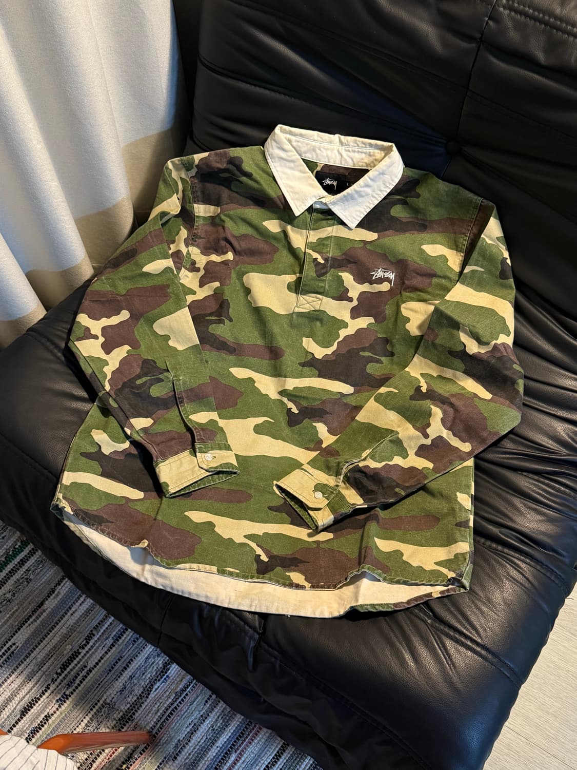 스투시 카모 셔츠 상품이미지1