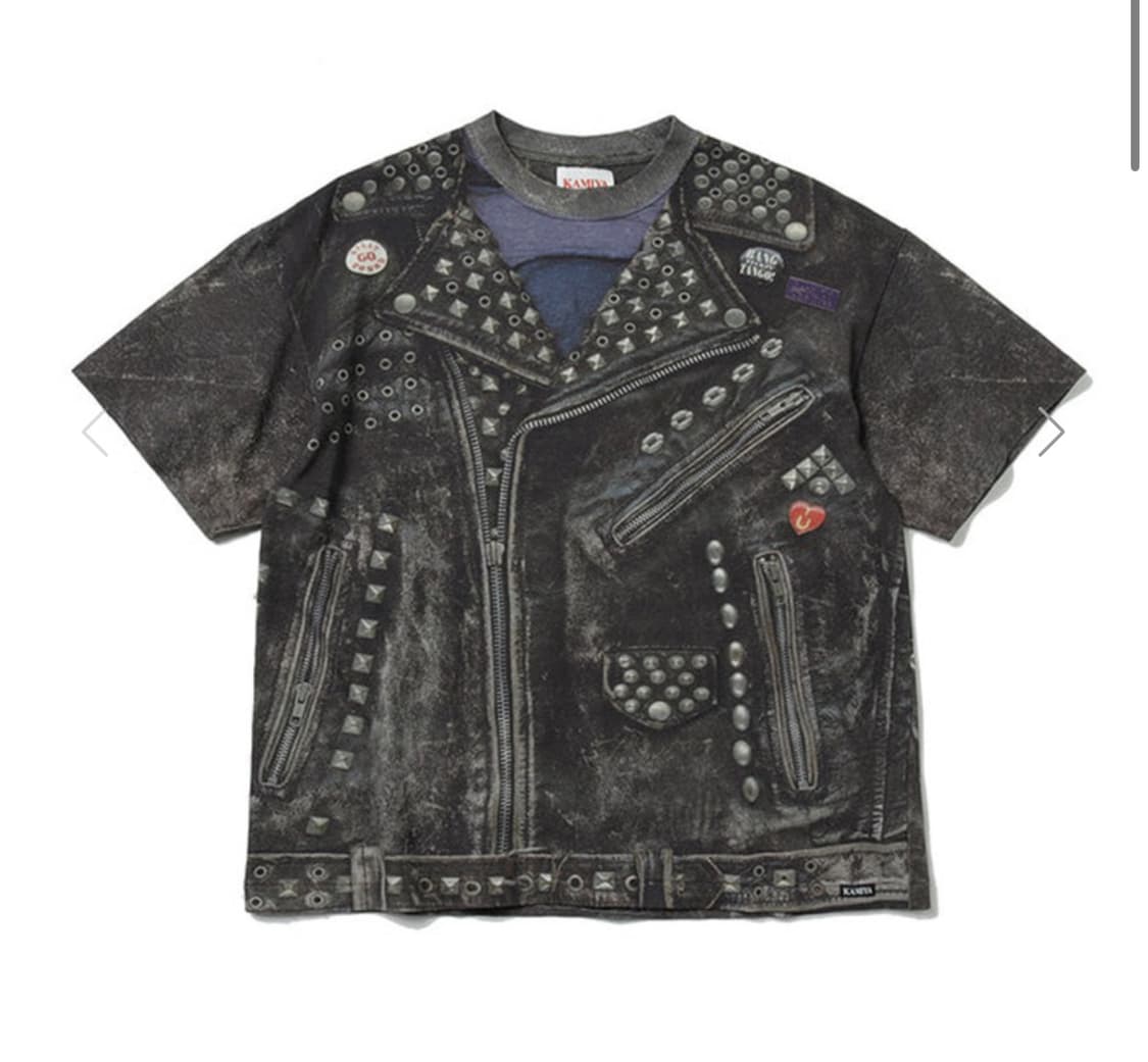 kamiya 25ss TrompeI’oeil Print T-Shirt s 상품이미지1