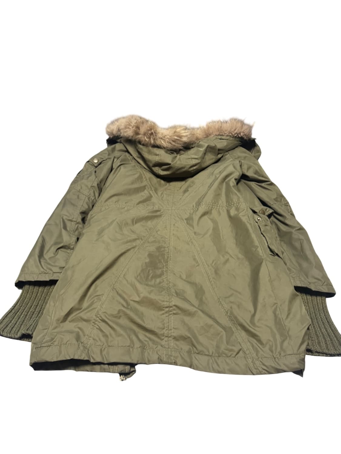 00s Mode Khaki Long Jacket 상품이미지3