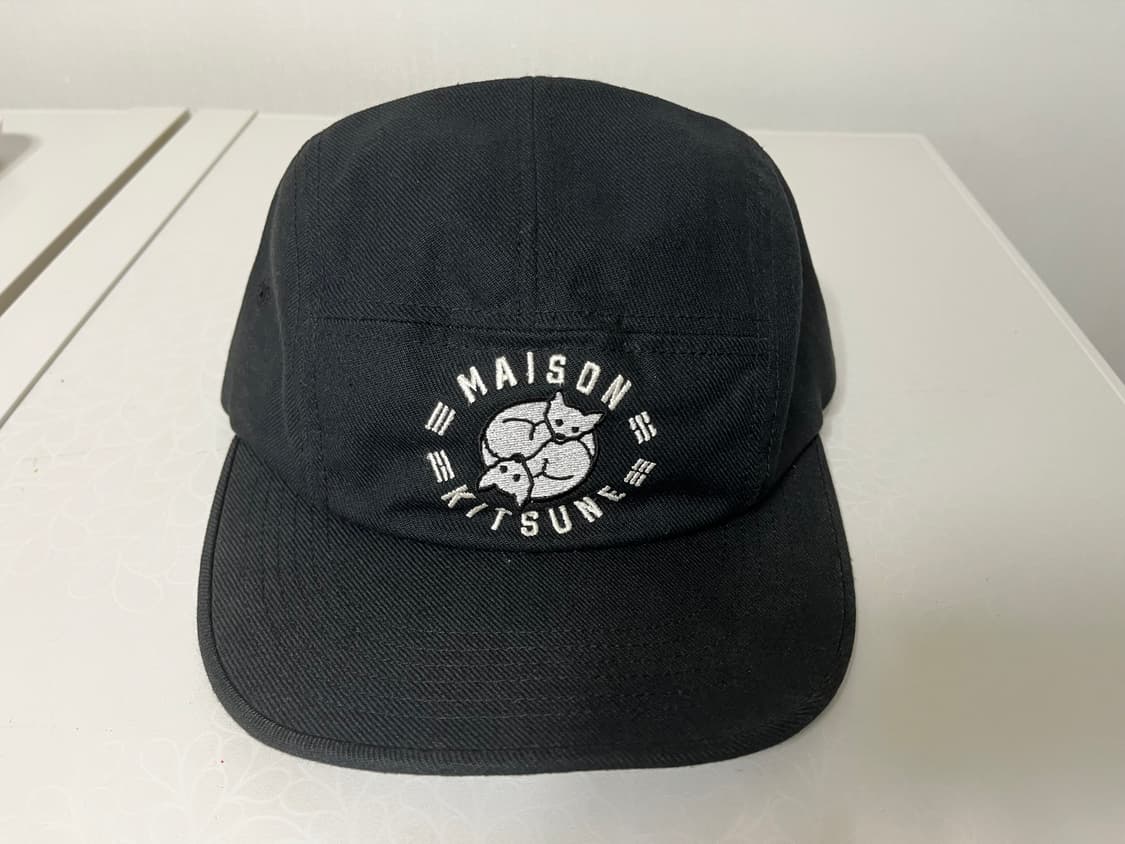 메종키츠네 건곤감리 캠프캡 블랙 상품이미지1