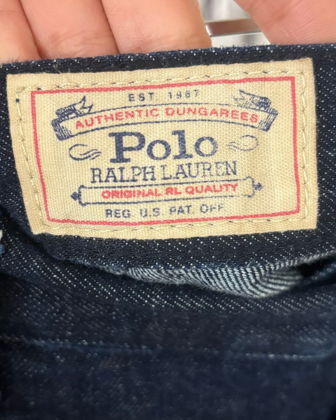 폴로 랄프로렌 흑청 플레어 팬츠 상품이미지7