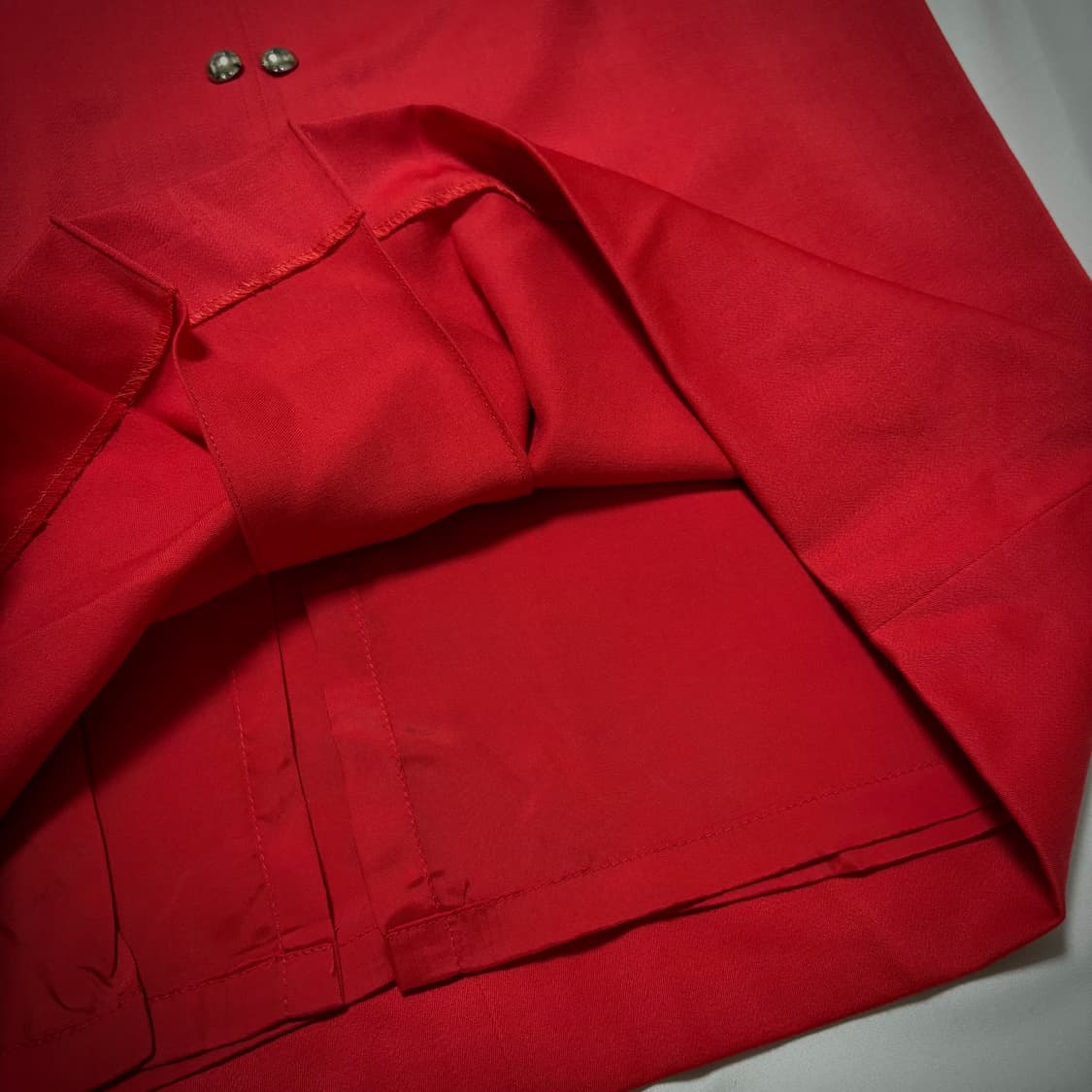 90s Courrèges Red Button Skirt 상품이미지2