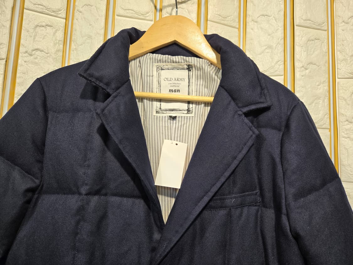 올드아미 오리털 패딩 자켓 코트 점퍼 새상급 상품이미지3