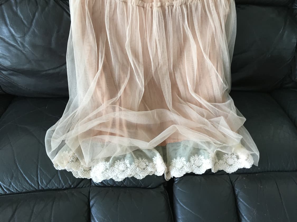 tulle lace hem skirt 상품이미지2