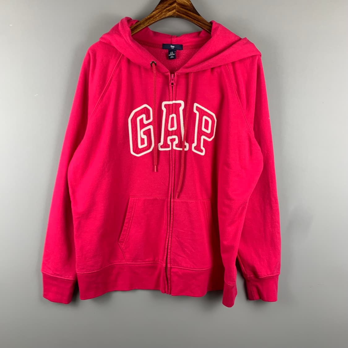 GAP 갭 빅로고 핑크 후드집업 상품이미지2