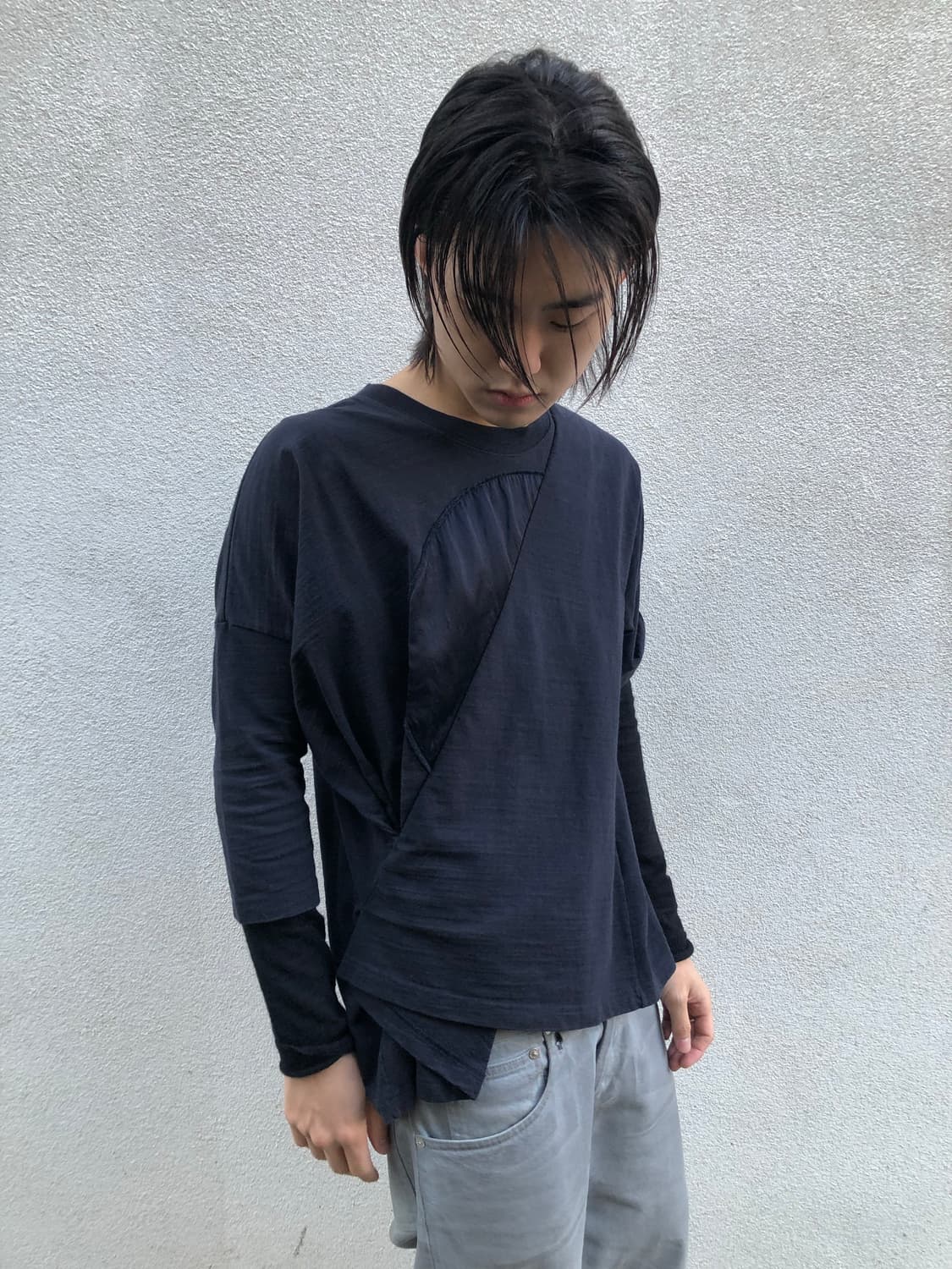 마르지엘라 1번 라인 멀티 패브릭 티셔츠 상품이미지2