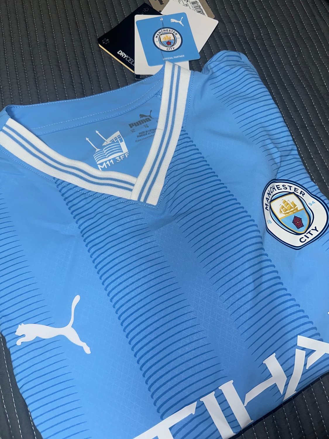 [XL] 새상품 어센틱 맨시티 유니폼 23/24 상품이미지3