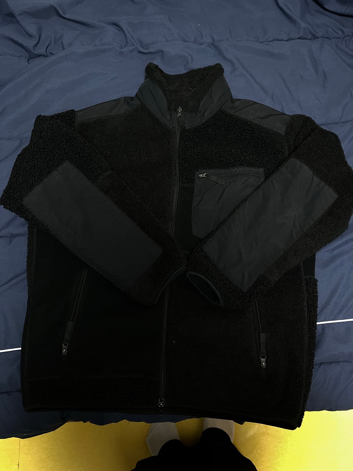 유니클로 엔가 플리스 XL 블랙 상품이미지1