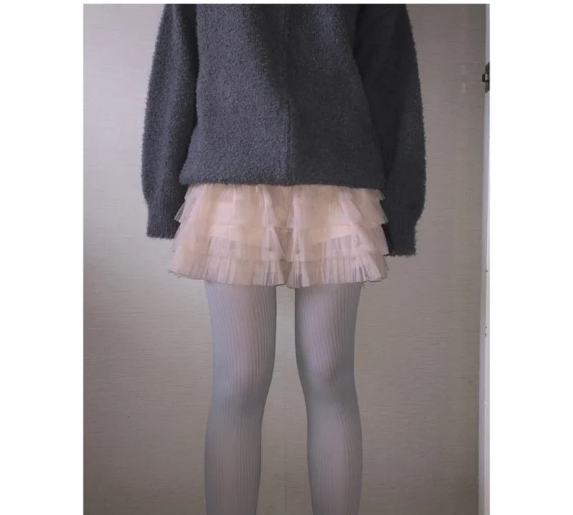 그린씨 케이크 캉캉 미니 스커트 빈티지 상품이미지1