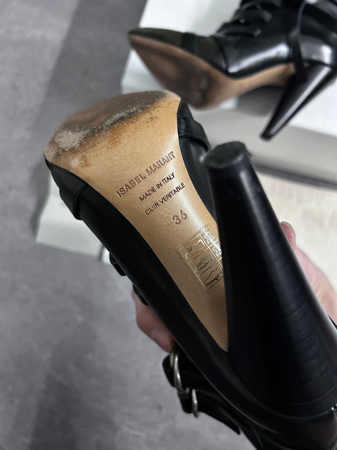 14FW Isabel Marant Strap Lace up Boots 상품이미지10