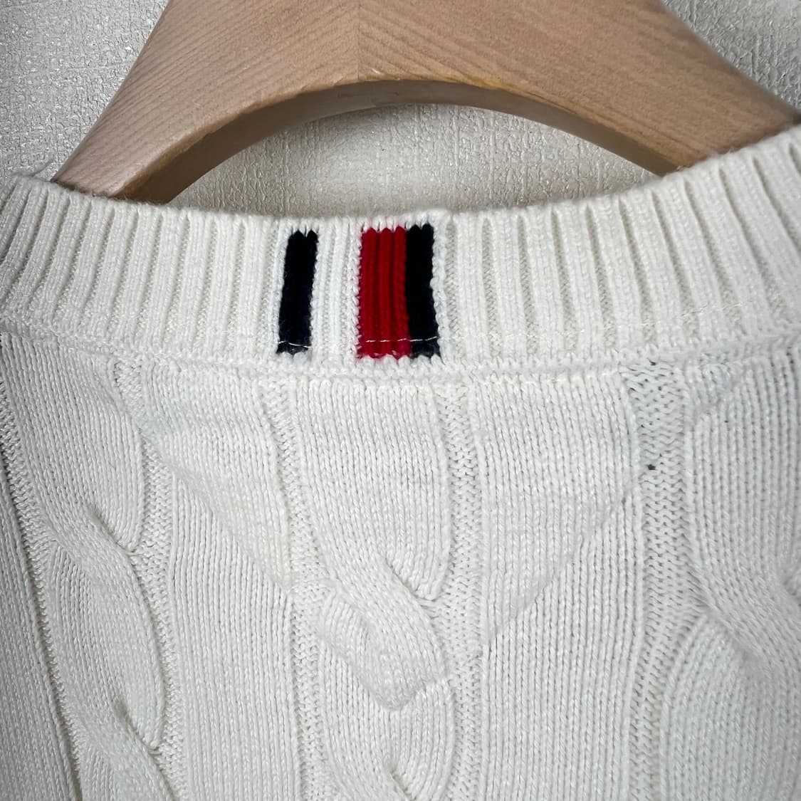 타미힐피거 여성 PIMA코튼 케이블 니트 스웨터 S 상품이미지5