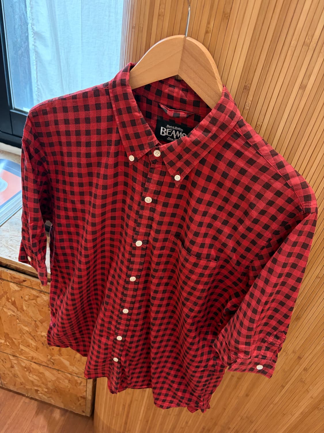 00s BEAMS Check Shirt 상품이미지3