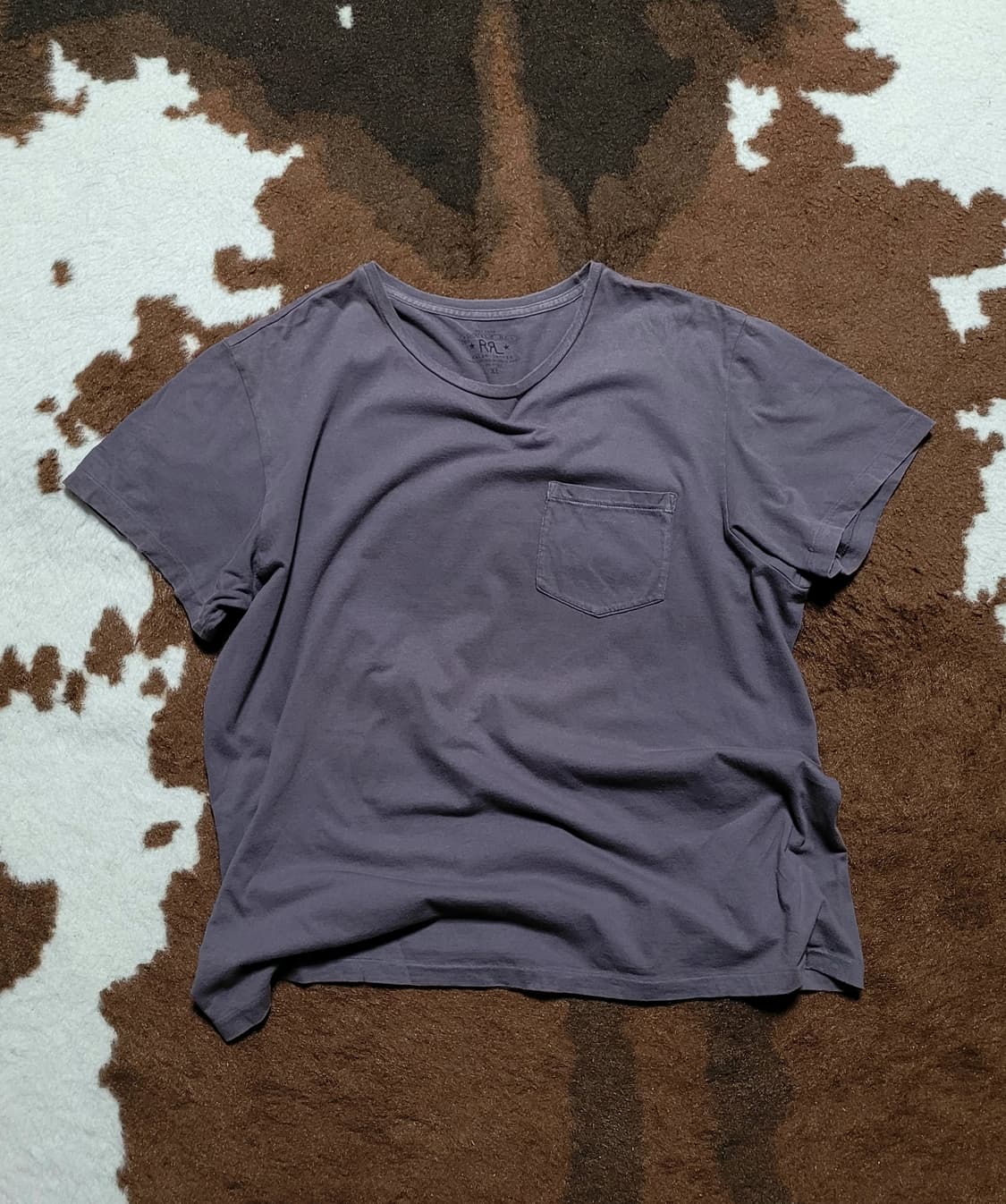 RRL 남성용 그레이 반팔티(XL) 상품이미지2