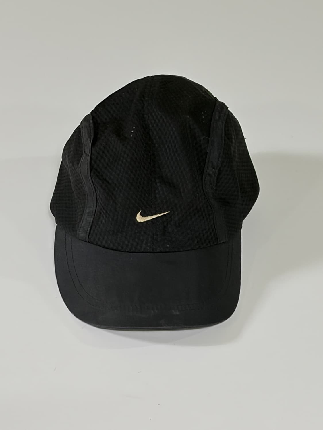 90s Nike (나이키) 빈티지 스몰 스우시 블랙 메쉬 볼캡 상품이미지1