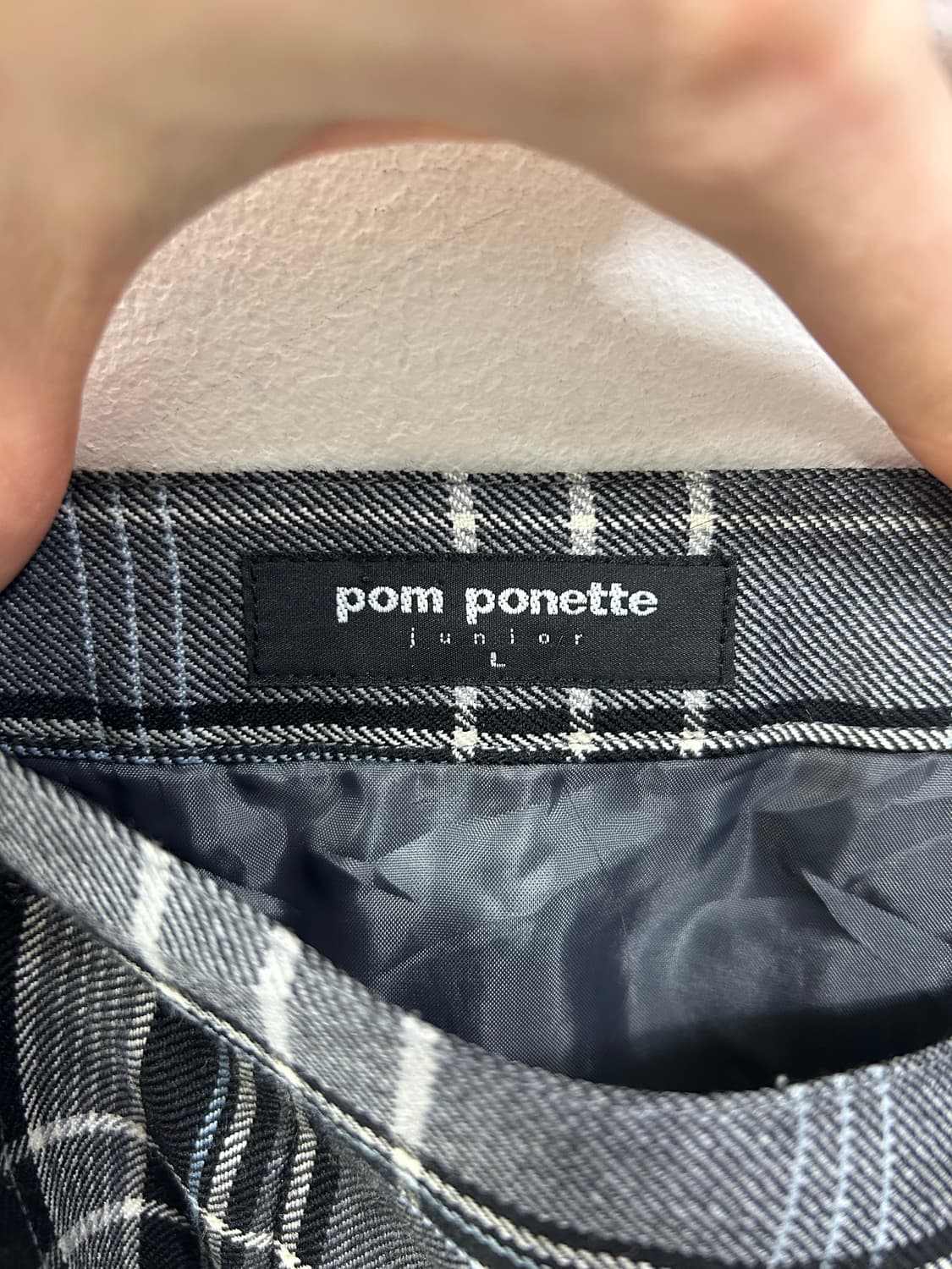 [POM PONETTE] 폼포넷 너드걸 도쿄걸 체크 스커트 상품이미지9