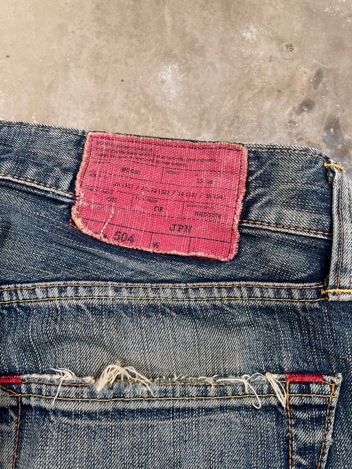 edwin 504 made in japan denim  상품이미지6