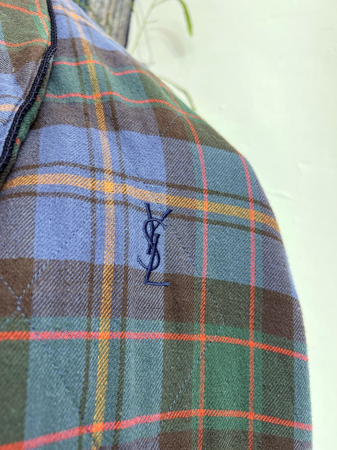 Yves Saint Laurent – Quilted Check Robe  상품이미지6