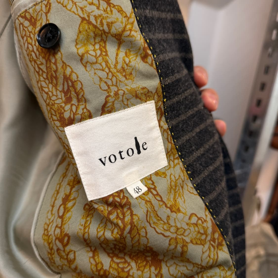 VOTOLO 챠콜 그레이 울 온방 블레이저 상품이미지8