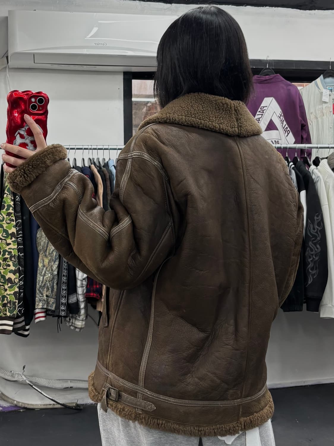 Knight Tailors 리얼레더 B3 무스탕  상품이미지4