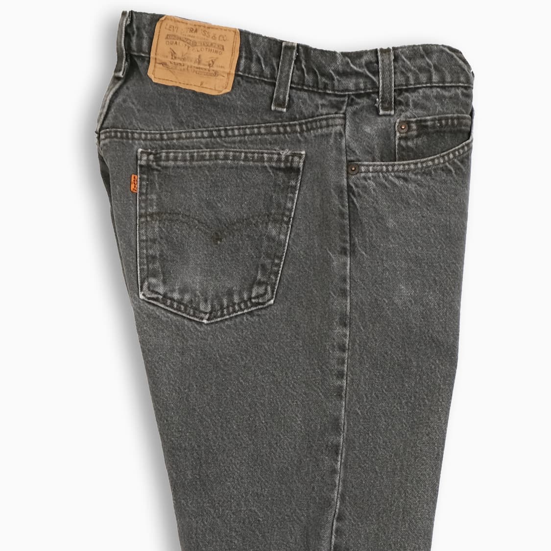 리바이스 505 오렌지탭 흑청 블랙진 80s USA OR50534136 상품이미지5