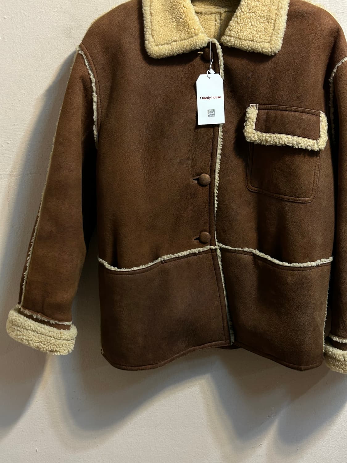 유즈드 양털 시어링 무톤 자켓 상품이미지3