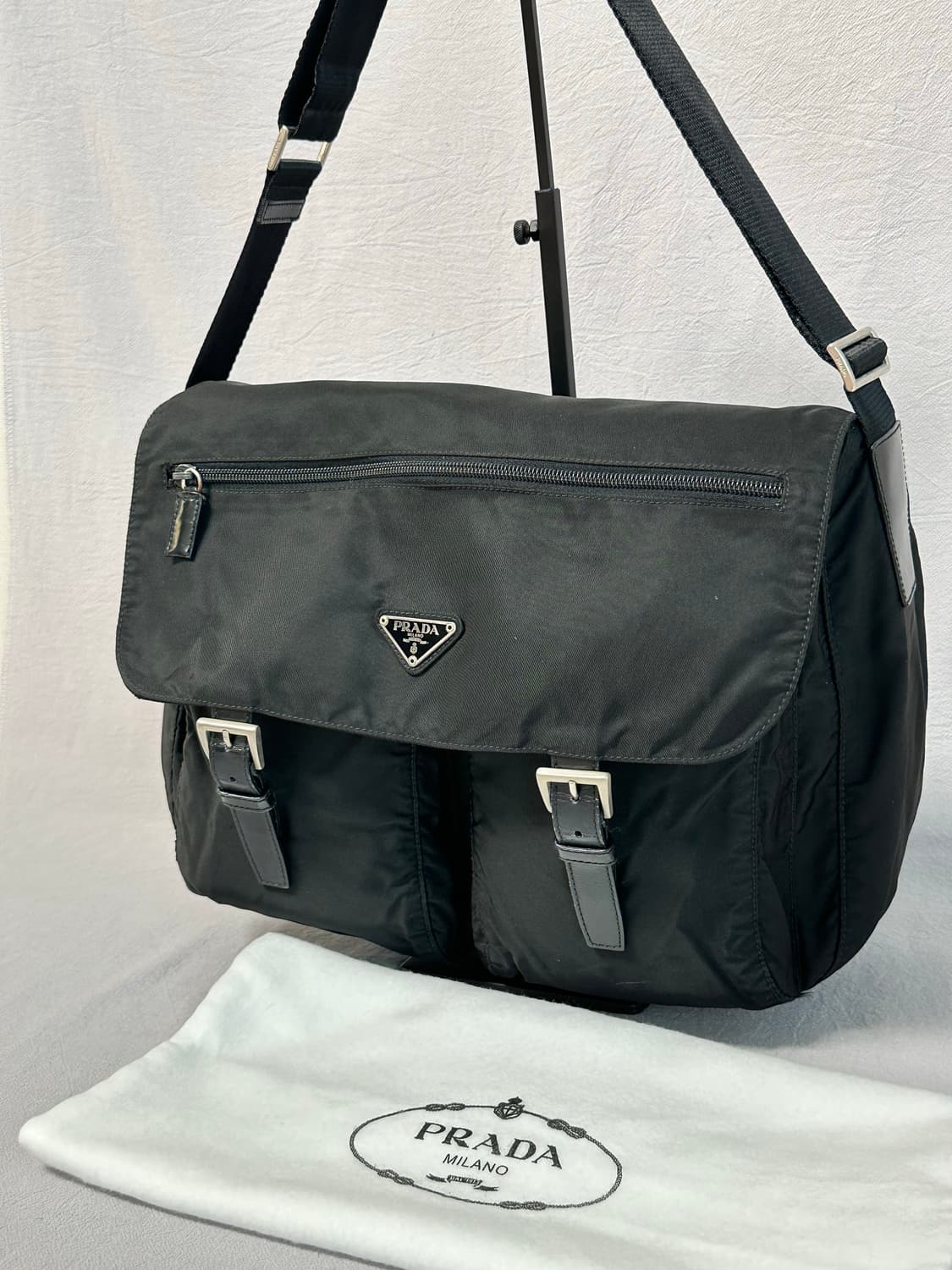 프라다 투포켓 나일론 포코노 메신저백 남녀공용 상품이미지3
