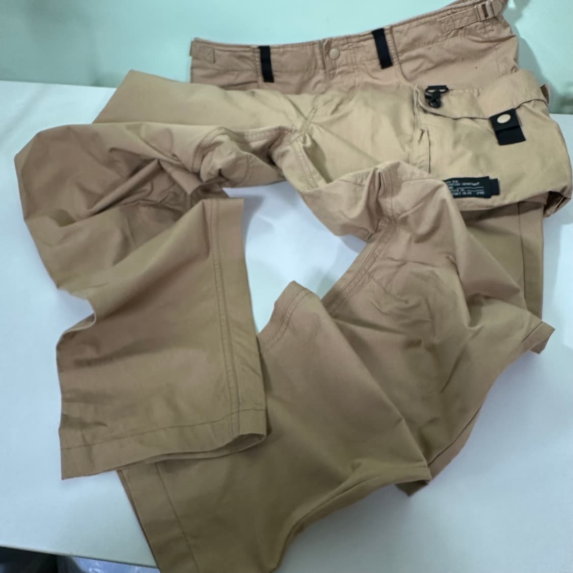 XL 뉴에라 베이지 레귤러핏 코튼 카고 유틸리티팬츠 상품이미지6