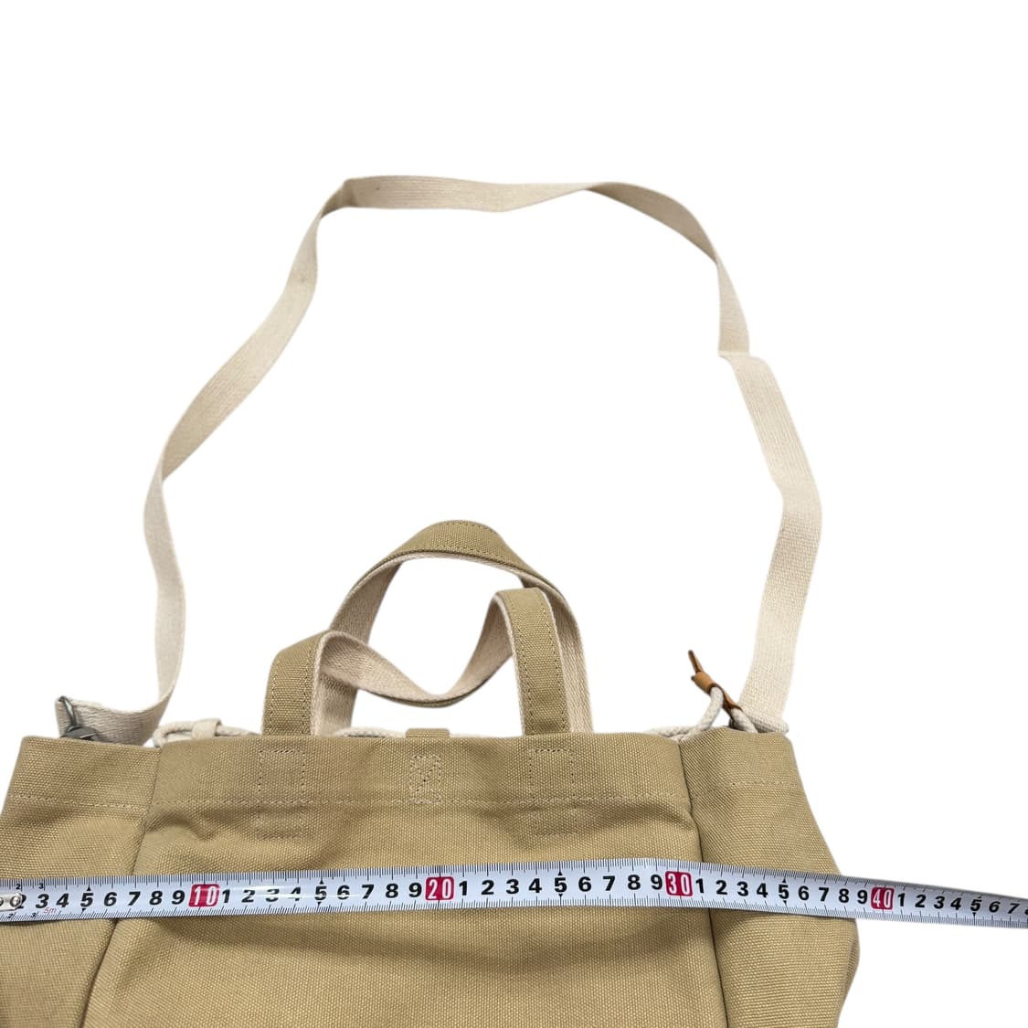 로우로우 캔버스 복조리 크로스백 가방 샌드 베이지 상품이미지7