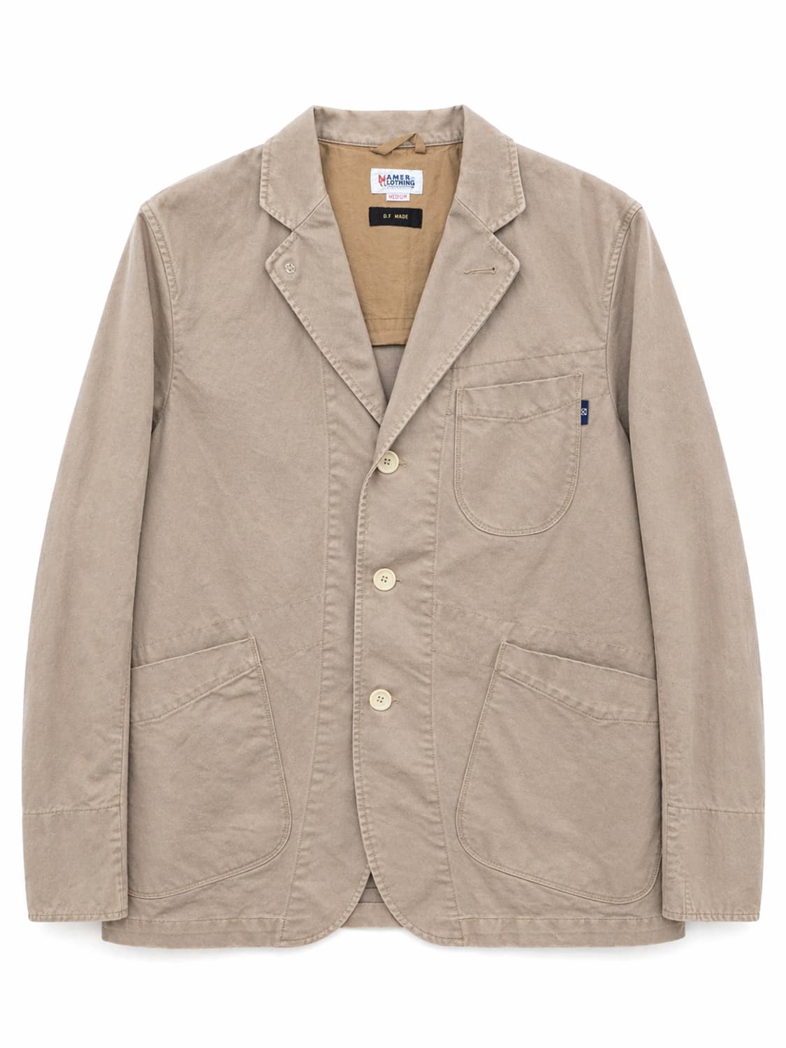 네이머클로딩 베이지 면 자켓 M 상품이미지1