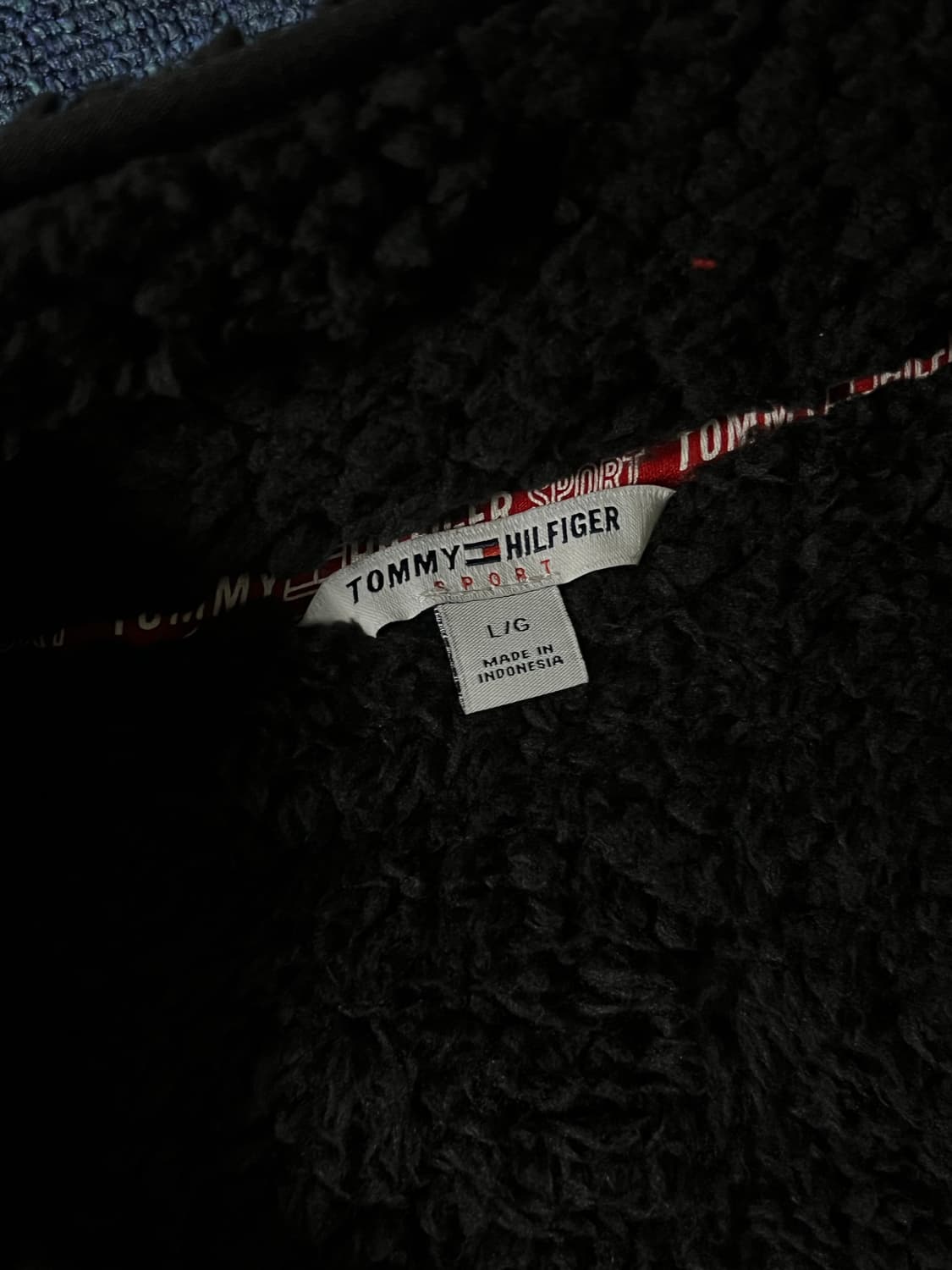 타미힐피거 플리스 아노락 반집업 상품이미지3