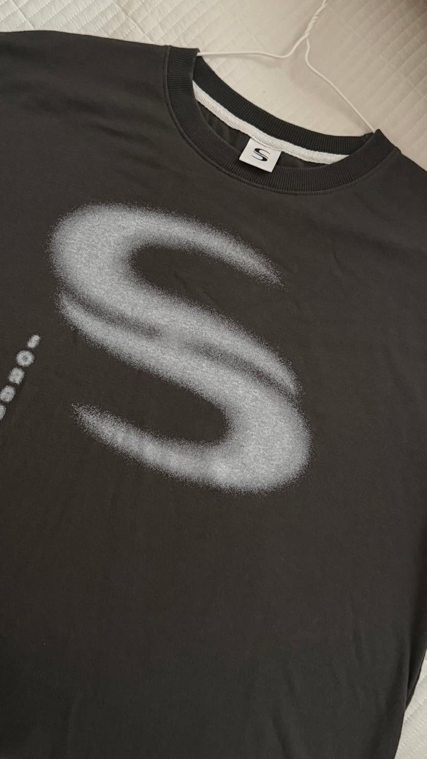 소라노 반팔티 차콜 m 상품이미지1