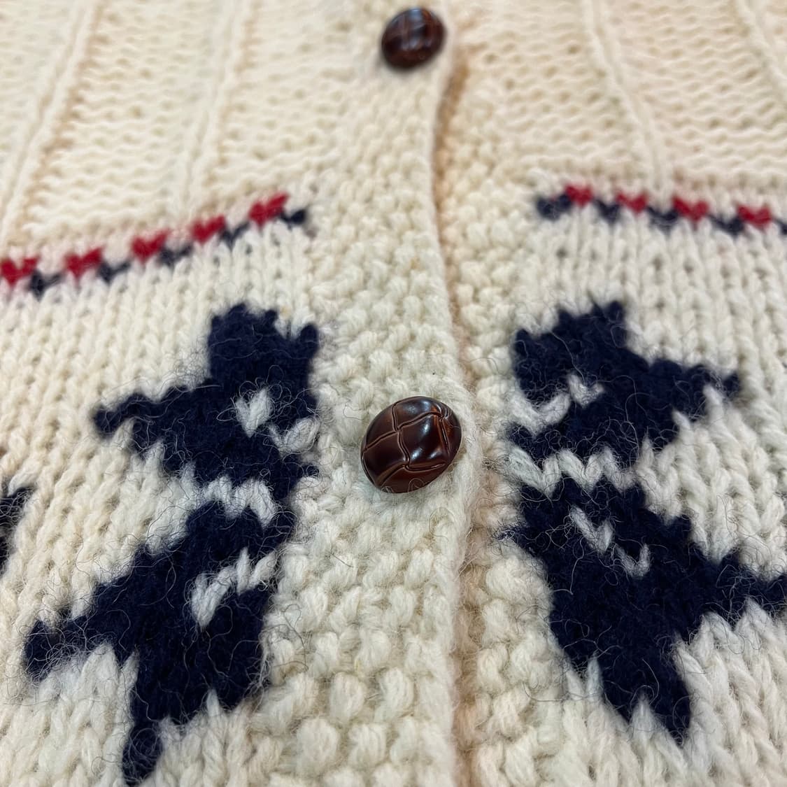 빈티지 울 가디건 코위찬  상품이미지4