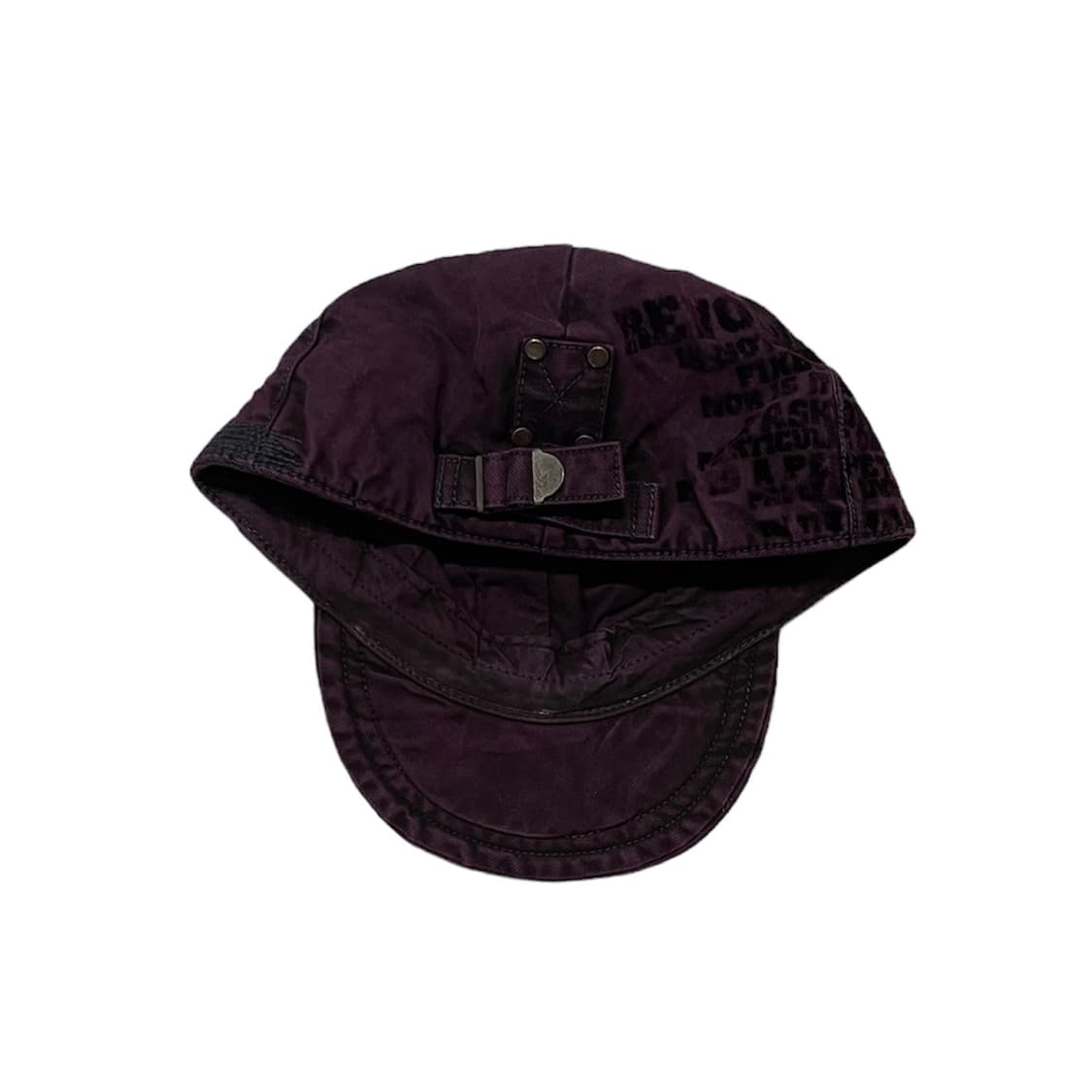 burgundy military cap  상품이미지3