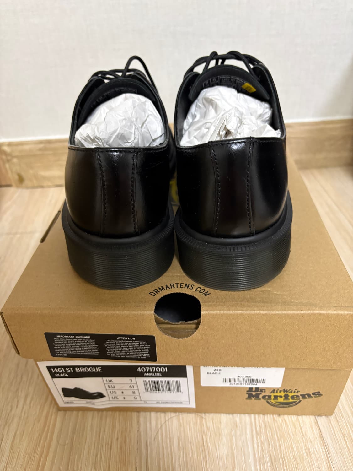 닥터마틴 1461 브로그 블랙 260 상품이미지2