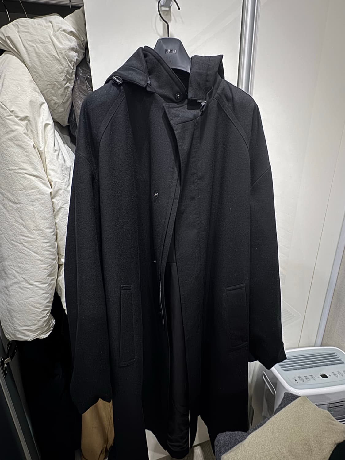 준지 25fw 밀링 울 후드 디테쳐블 코트 48사이즈 상품이미지1