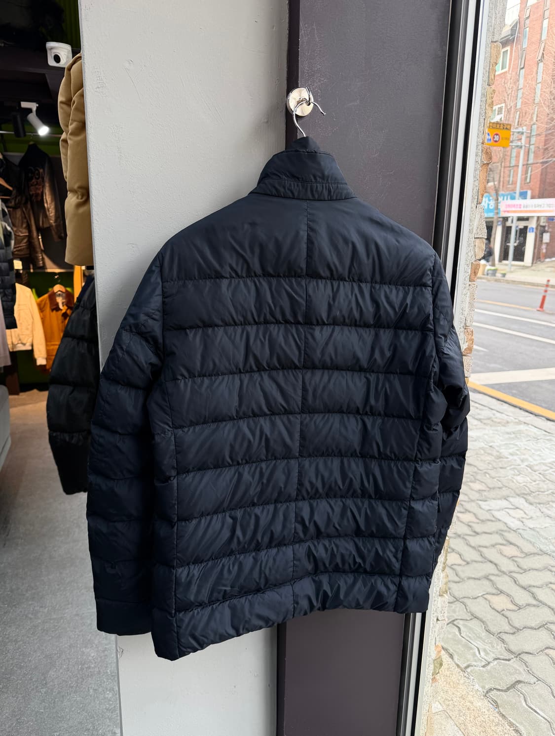 46/ 프라다 삼각로고 다운 이중레이어 패딩점퍼 상품이미지6