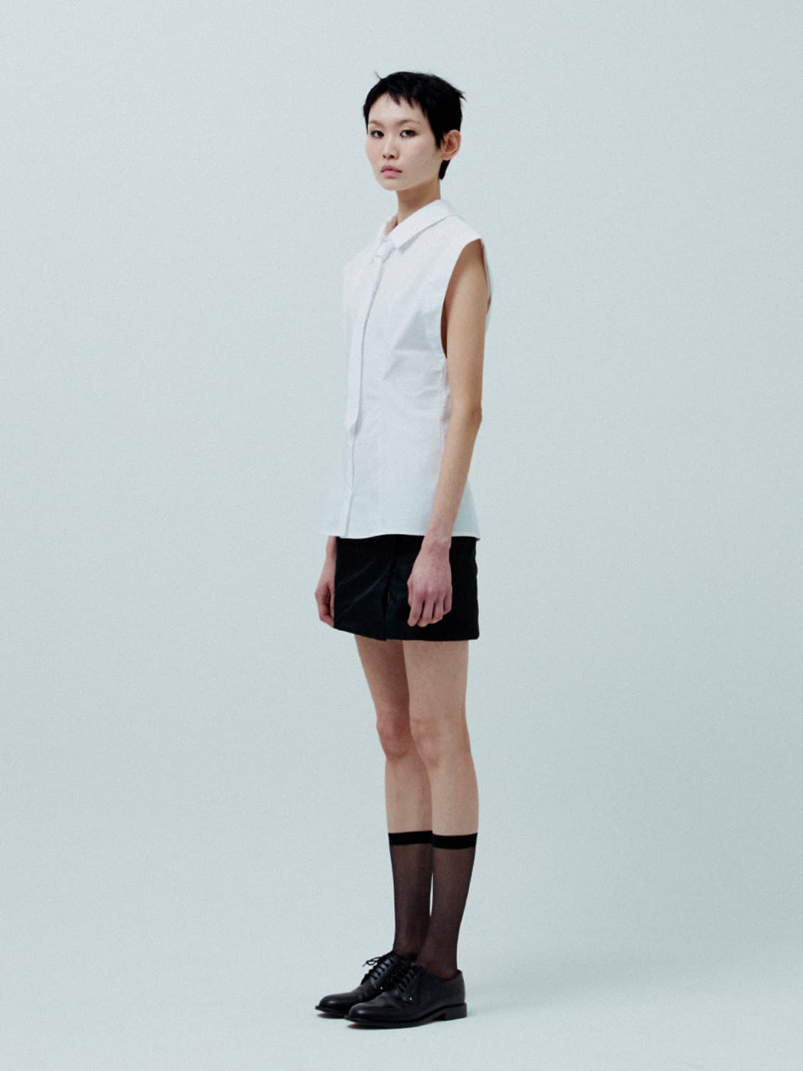 MINI WRAP SKIRT (BLACK) 상품이미지3