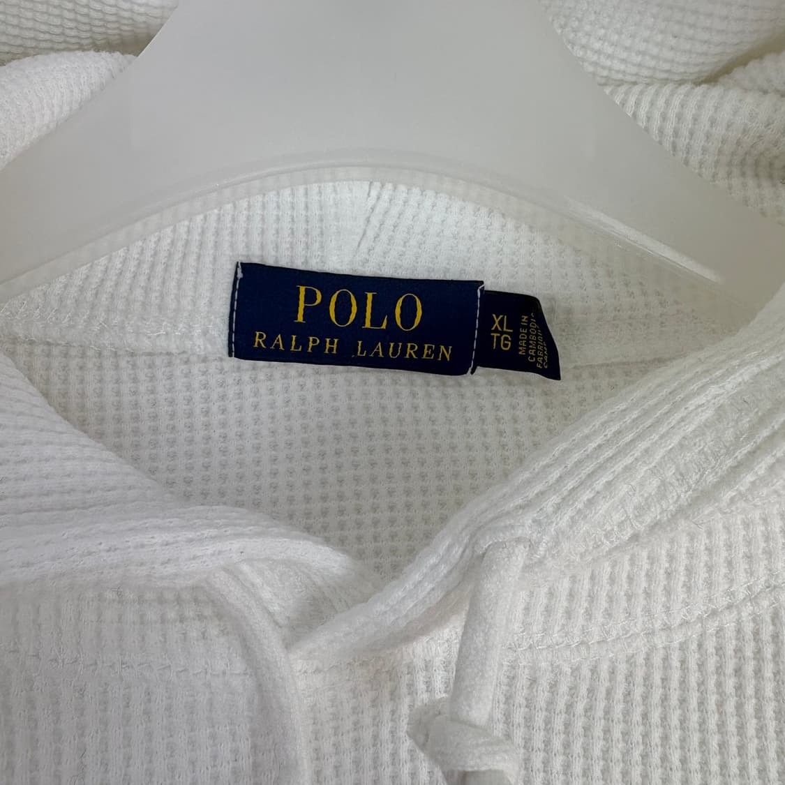 [L]폴로 네이비포니 화이트 와플 후드티CK9777 상품이미지6